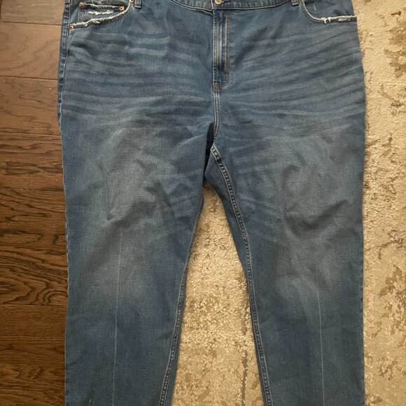 NWOT Abercrombie Curve Love Ultra High Rise Ankle Straight Jean - Picture 6 of 7